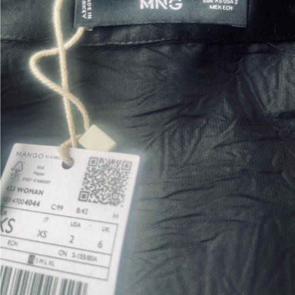 Mango black waist wraparound dress perfect for the Holidays - Picture 12 of 13